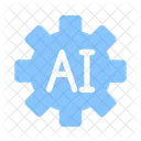 Artificial Intelligence Technology Robot Icon