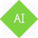 Artificial Intelligence Technology Robot Icon