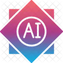 AI 인공지능 프로세서 아이콘