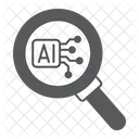 Ai Analysis Magnifier Icon