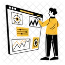 Ai Analyst Statistician Engineer Icon