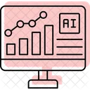 Ai Analytics Color Shadow Thinline Icon Icon