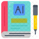 AI 보조교육 AI 교육 AI 가이드 아이콘