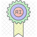 Ai Award Lineal Color Icon Icon