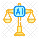 Scales Artificial Intelligence Icon