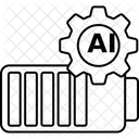 Carga Inteligente Bateria Movil Almacenamiento De Energia Icono