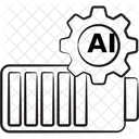 Ai Charging Mobile Battery Power Storage Icon