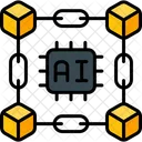Ai Blockchain Ai Chain Blockchain Icon
