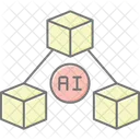 Ai blockchain  Icon