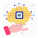 Ai Brain Ai Technology Brain Chip Icon