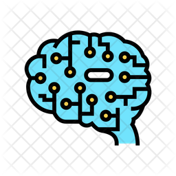 Ai Brain Icon Of Colored Outline Style Available In Svg Png Eps Ai Icon Fonts