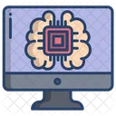 Ai Brain Chip Ai Chip Artificial Intelligence Chip Icon