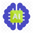 AI Brain  Icon