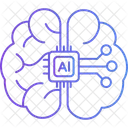 AI Brain  Icon