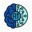 Ai Brain Neural Network Artificial Intelligence Icon