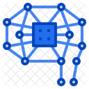 Artificial Intelligence Ai Chip Brain Icon