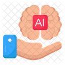 Cerebro Artificial Mente Ai Inteligencia Artificial Icono