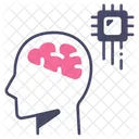 Tecnologia IA Cerebro Ícone
