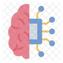 Cerebro De IA Cerebro Chip Icon