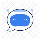 Ai Chatbot Illustration Digital Conversation Symbol Intelligent Chat Interface Icône