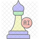 Ai Chess Lineal Color Icon Icon