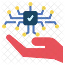 Chip Processing Hand Icon