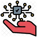 Chip Processing Hand Icon