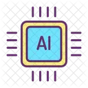 Iai Chip Ai Chip Artificial Intelligence Chip Icon