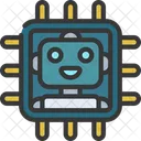 Ai Chip Cpu Robotics Icon