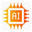 Ai Chip Artificial Intelligence Micro Chip Icon