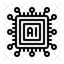 Ai chip  Icon