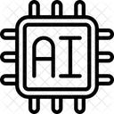 Ai Chip  Icon