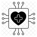 Chip De Ia Chip Medico Tecnologia De Saude Icon