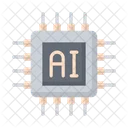Chip De Ia Inteligencia Inteligencia Artificial Icon