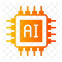 Chip De Ia Inteligencia Artificial Microchip Icon