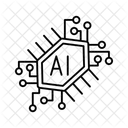 Ai Chip  Icon