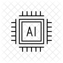 Ai Chip  Icon