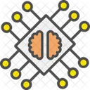 Chip Cerebro Ai Icon
