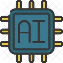 Ai Chip Cpu Machine Icon