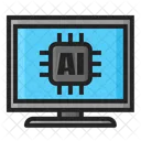 Ai Chips Computer Ai Artificial Intelligence Icono