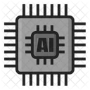 Ai Chips Ai Artificial Intelligence Icono