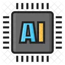 Ai Chips Ai Artificial Intelligence Icono