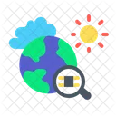 Ai Climate Monitoring Climate Tech Environmental Ai Icon
