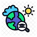 Ai Climate Monitoring Climate Tech Environmental Ai Icon
