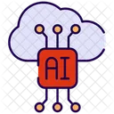 Ai cloud  Icon