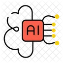 Ai Storage Ai Cloud Ai Technology 아이콘