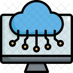 Ai Cloud Computing  Icon