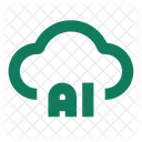 Ai Cloud Artificial Intelligence Machine Learning Icon