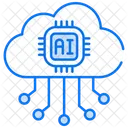 Ai cloud  Icon