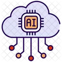 Ai cloud  Icon